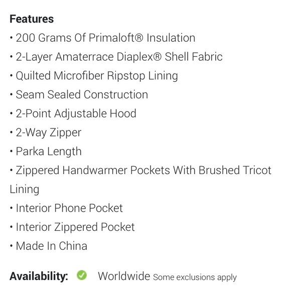 NWT Aether grey arctic trench - Picture 5 of 9